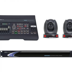 Datavideo Autocast Pro Kit Voice-Activated Camera Switcher / 2 PTZ 20x Zoom / SE-650 4-Input HD