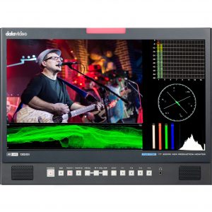Datavideo TLM-170KR 17.3in 4K UHD ScopeView Rackmount Monitor / 12G-SDI / HDMI 2.0 / HDR