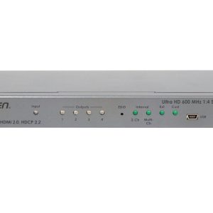 Gefen EXT-UHD600-14 Ultra HD 600 MHz 1x4 Splitter for HDMI with HDR 4K60Hz 4x4x4