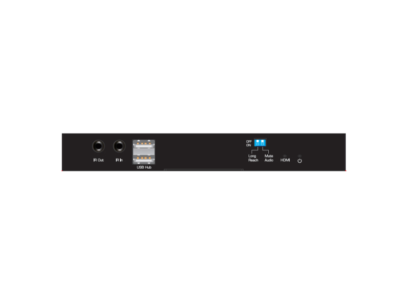 Hall Technologies UH18-R 4K60 HDMI/HDBaseT Extender (Receiver) with USB/IR/RS-232/POC up to 100m - Image 2