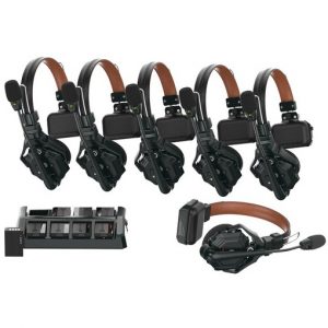 Hollyland Solidcom C1 Pro-6S Full-Duplex Wireless Intercom System with 6 Headsets (1.9 GHz)