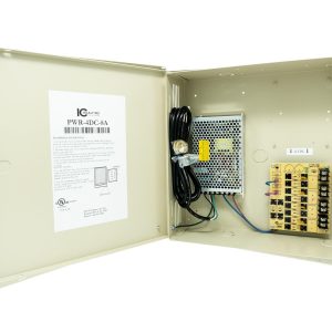 ICRealtime PWR-4DC-8A 4 Channel 12VDC Power Distribution Box/UL Listed/8 Amps Total