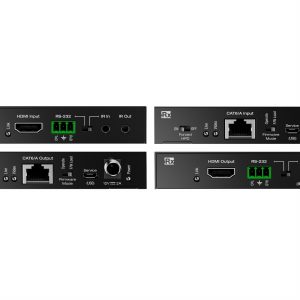 Key Digital KD-X444SP 4K 18G HDMI over 50m CAT5e/6 Extender Set with HDR/Power over Cat/IR or RS-232