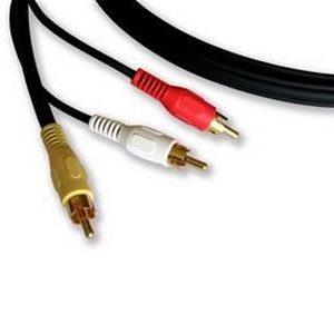 Kramer C-3RVAM/3RVAM-35 3 RCA (M) to 3 RCA (M) Cable (1 RG-59 for Video) - 35ft