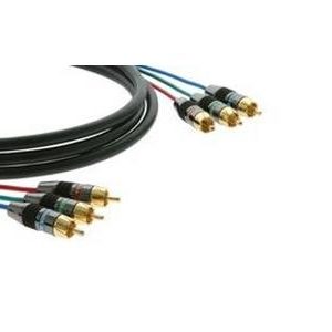 Kramer C-R3VM/R3VM-3 3 RCA (M) to 3 RCA (M) Cable (3 28 AWG Mini Coax for Component Video) - 3ft