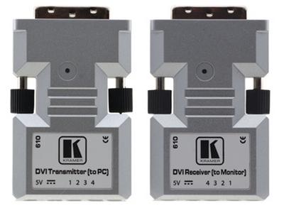 Kramer 610R/T Detachable DVI Optical Extender (Transmitter/Receiver) Set