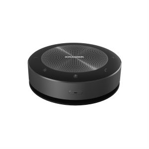 Kramer K-SPEAK Omni-directional Speaker Phone/6 Microphone Array/Bluetooth/USB/Aux Connectivity and Wireless Charging