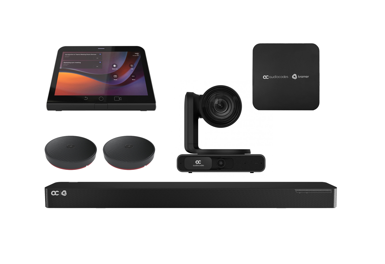 Kramer KAC-CU-200-B70 BUNDLE Comprehensive Collaboration Bundle|Dual 4K Camera|AI Features|100db Audio Bar