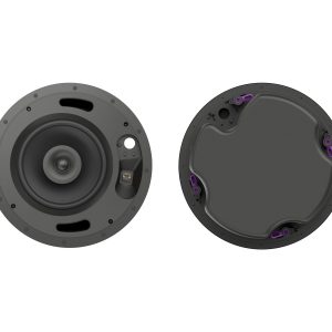 Kramer CL-8D 8 in PoE++ Dante In-Ceiling Speaker / 10W cont 30W peak / White Black Grills