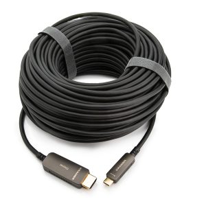 Kramer CP-AOCU/CH-33 Active Optical USB-C to HDMI Cable 33ft – 4K@60Hz 4:4:4 / 18Gbps / Plenum