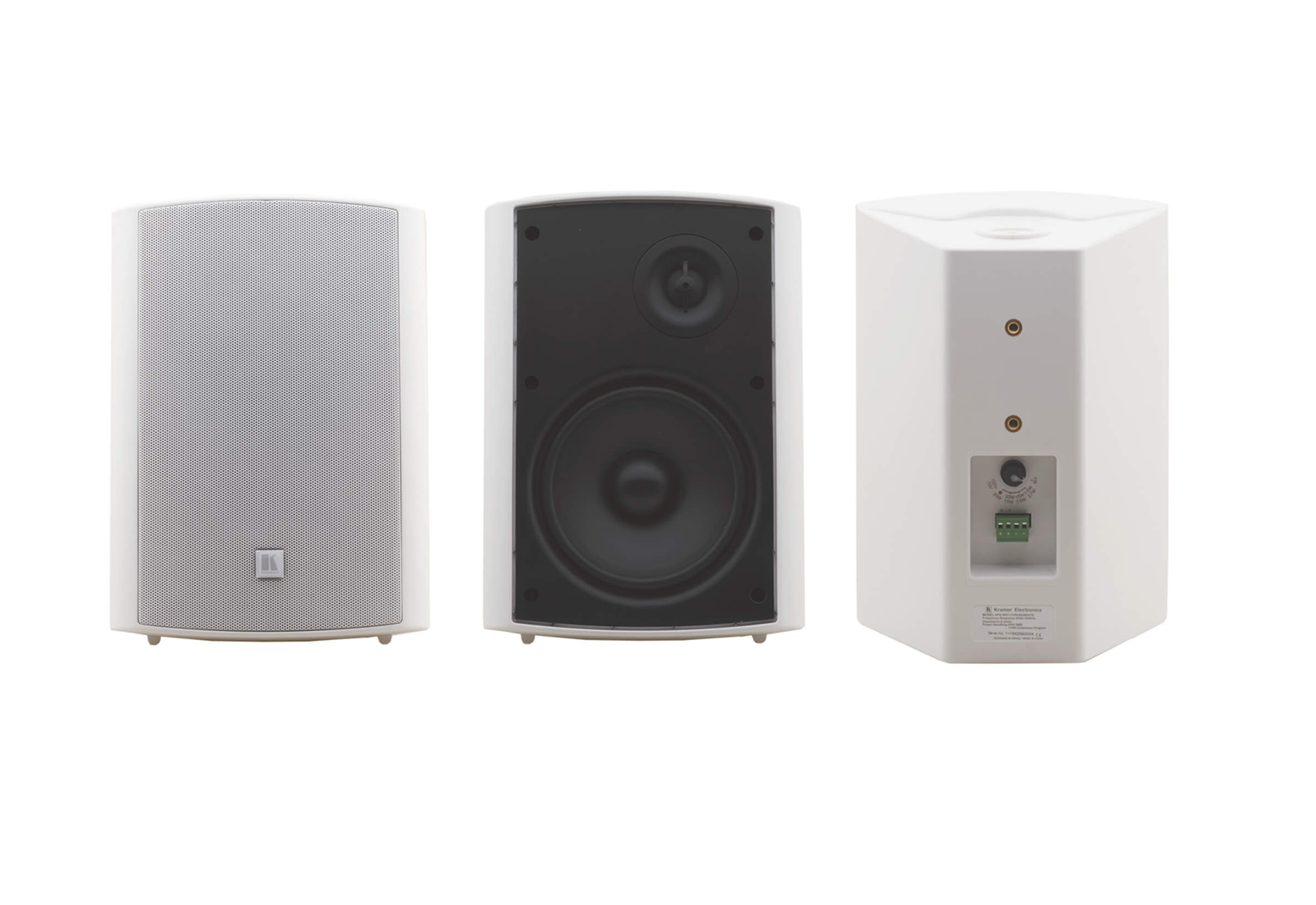 Kramer GALIL-6-O(PAIR)/WHITE 6.5-Inch On-Wall Speakers/2-Way/Silk Dome/White