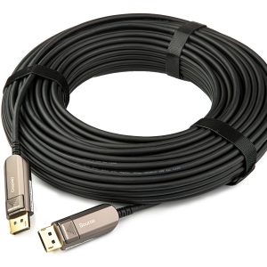 Kramer CP-AOCDP/UF-33 10m/33ft 8K Active Optical DisplayPort Cable – Plenum Rated