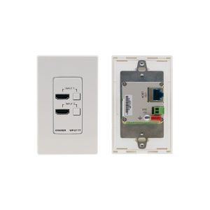 Kramer WP-211T HDBaseT Wall Plate switcher 2 HDMI 4K60 4:2:0 PoE 40m