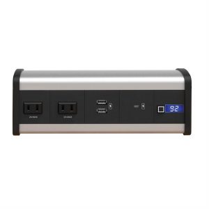 Kramer MegaEdge-US Portable Table Mount Power Station with 120V AC Output