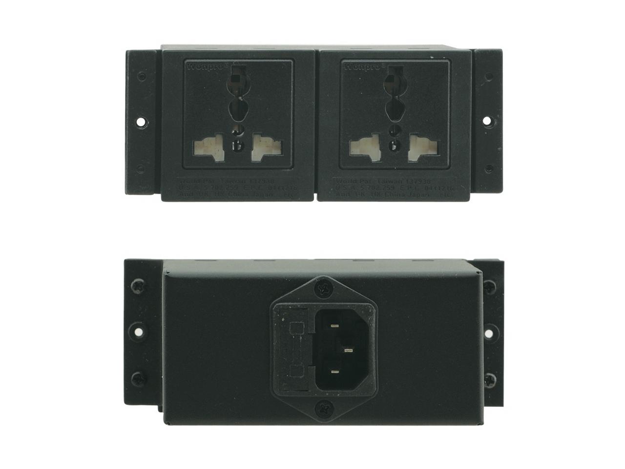 Kramer TS-2U TBUS Double Power Socket – Universal