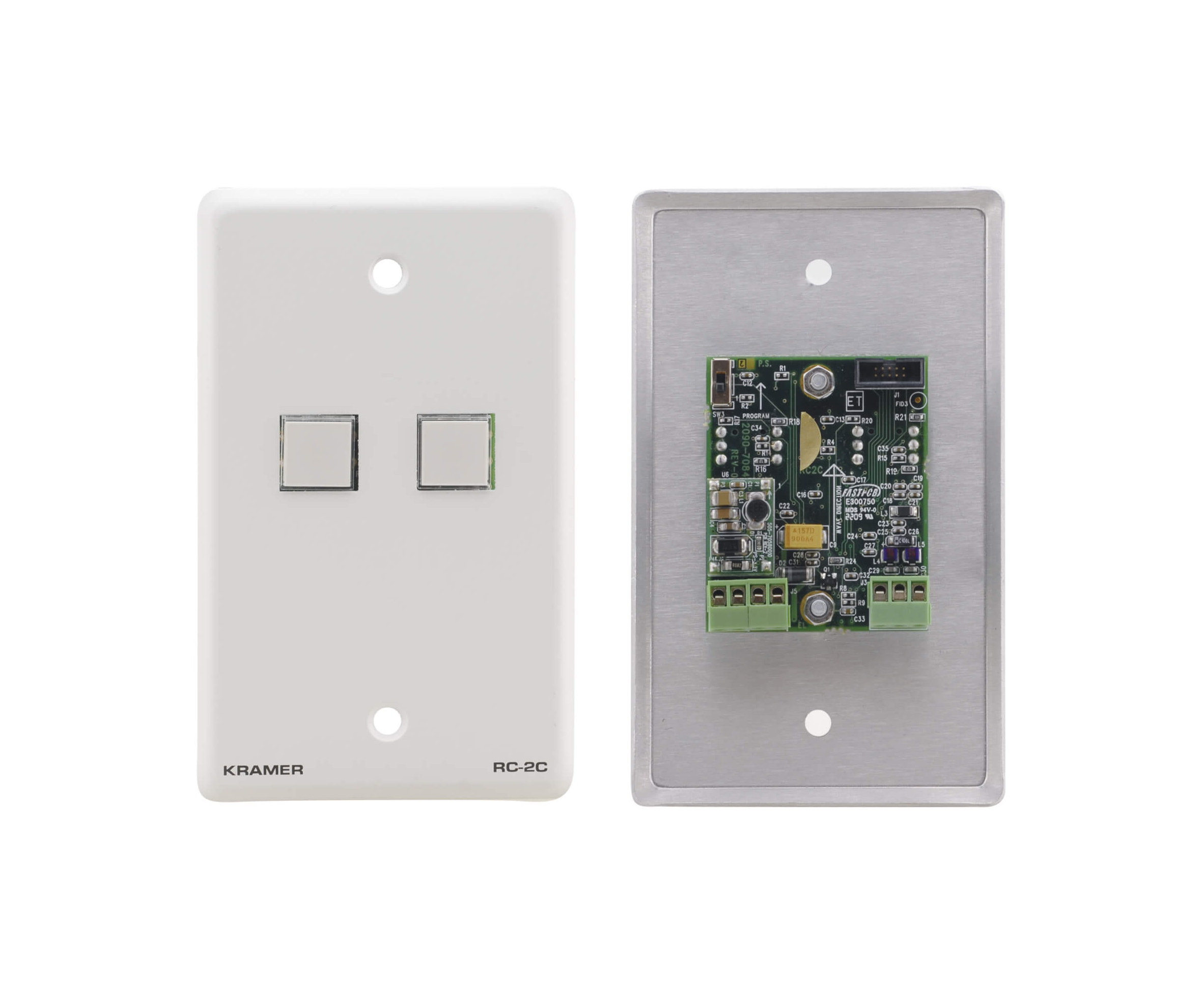 Kramer RC-2 2–button Control Keypad