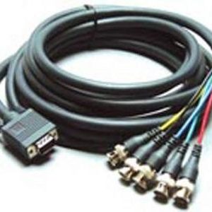 Kramer C-GM/5BF-3 15-Pin HD (M) to 5 BNC (F) Breakout Cable - 3ft