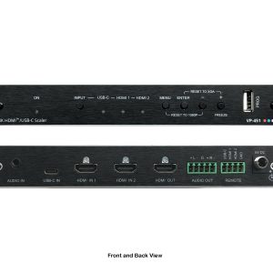 Kramer VP-451 18G 4K HDR HDMI ProScale Digital Scaler with HDMI and USB-C Inputs
