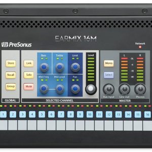 PreSonus EarMix 16M 16-Channel AVB Networked Personal Monitor Mixer