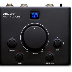 PreSonus MicroStation BT Microstation BT 2.1 Monitor Controller with Bluetooth Connectivity (Black)