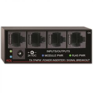 RDL TX-TP4PW Power Inserter/Signal Breakout - Twisted Pair Format-A
