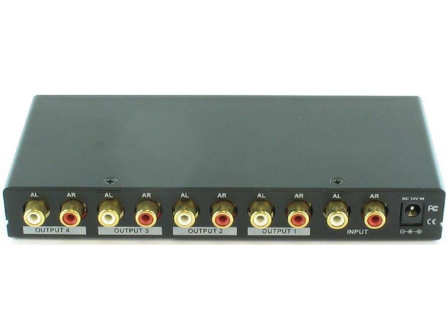 Audio power amplifiers and digital audio splitters