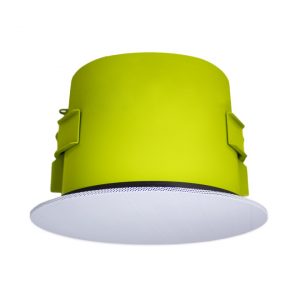 Soundtube CM82-BGM-II-WH 8 inch In-Ceiling Background Music Speaker with White Seamless Magnetic Grille