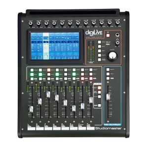 Studiomaster DIGILIVE 16 16-Channel Digital Mixing Console with Internal Busses/7 inch Touch Screen