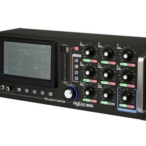 Studiomaster DIGILIVE16RS 16-Channel Rack-Mount Digital Mixing Console/7 inch Touch Screen