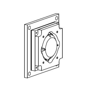 Wall-Smart 003-1-427 Tile Mount for Basalte 1Gang Universal Frame