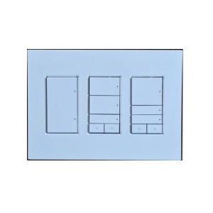 Wall-Smart 007-1-243 Solid Surface Mount for Snap One CONTROL4 Contemporary Lighting Devices 3 Gang