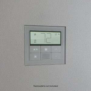 Wall-Smart 058-1-884 New Construction Mount for Lutron Palladiom QS Thermostat - Glass Finish/Unpainted