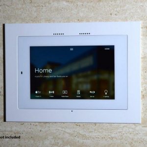 Wall-Smart 10-01-438-WH Retrofit Mount for SAVANT ITP-E8000 8in Screen/White