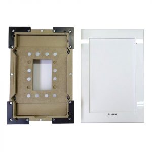 Wall-Smart 012-1-835-WH Retrofit Mount for TSW-1070 / TSS-1070 (White)