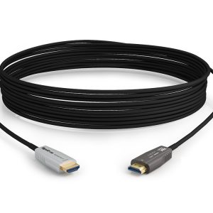 WyreStorm CAB-HAOC-FRL-15 15m/50ft 48Gbps 8K/60 HDR 4x4x4 Active Optical HDMI Cable/eARC/CEC/ALLM and VRR/ISF Certified