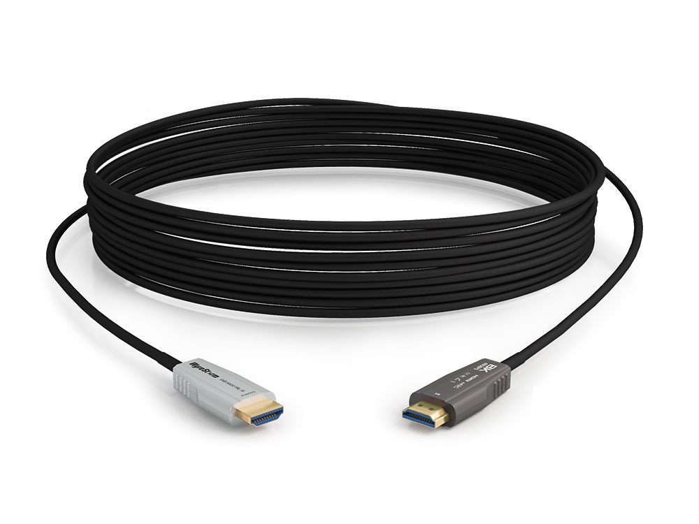 WyreStorm CAB-HAOC-FRL-15 15m/50ft 48Gbps 8K/60 HDR 4x4x4 Active Optical HDMI Cable/eARC/CEC/ALLM and VRR/ISF Certified