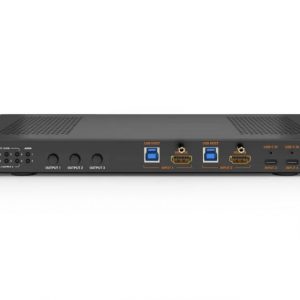 WyreStorm MX-0403-H3-MST HDBaseT 3.0 4×3 switcher / Dual USB-C / Dual HDMI / 4K60 4:4:4 / 60W PD