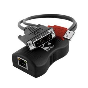 Adder ALDV120T DVI Extender Transmitter USB Powered / Pixel Perfect 1920x1200 60Hz / 50m over CAT6a CAT7