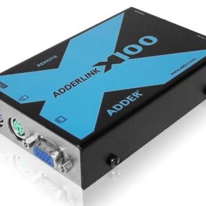 Adder X100AS/R-US KVM Extender (Receiver) with Audio and Speaker connectors up to 100m/330ft