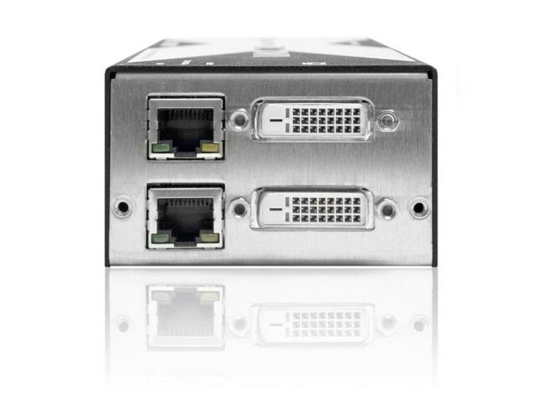 Adder X-DVIPRO-MS2-US Dual Head DVI/Audio and 4-port USB CATx Extender - Image 2