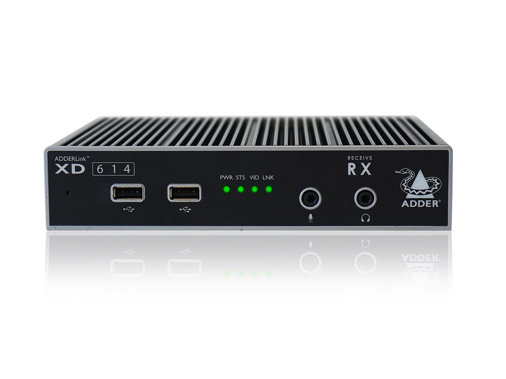 Adder XD614P-DP-US High-Resolution Quad-Head KVM Extender (High Definition Video/USB2.0/Audio) - Image 4