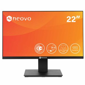AG Neovo LA-2202 22-Inch Full HD 1920 x 1080 Wide Viewing Angle Panel / 3-Sided Bezel-Less / DP HDMI VGA / Flicker-Free