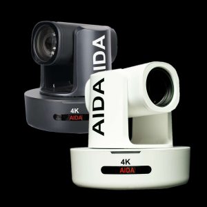 Aida PTZ4K-NDI-X12B NDI|HX 4K NDI/IP/SRT/HDMI PoE PTZ Camera 12X Zoom Black
