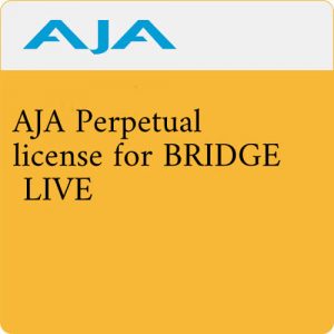 AJA BLVE-J2K01 Perpetual License BRIDGE LIVE JPEG 2000 Codec HD 1-Channel I/O VSF TR 01