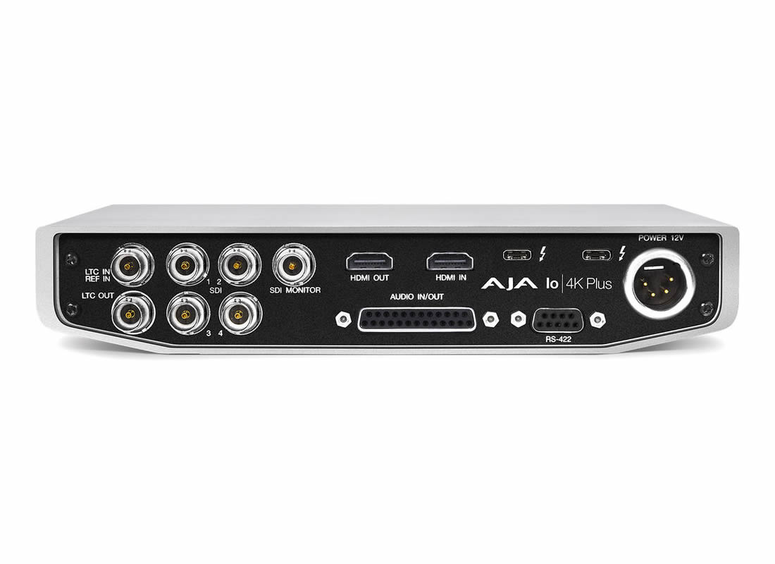 AJA IO-4K-PLUS-R0 Professional Video I/O for Thunderbolt 3 - Image 3