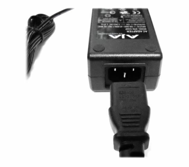 AJA KI-IOX-ACADPTR0 120/240 AC to 12v DC 4-pin XLR Power Adapter