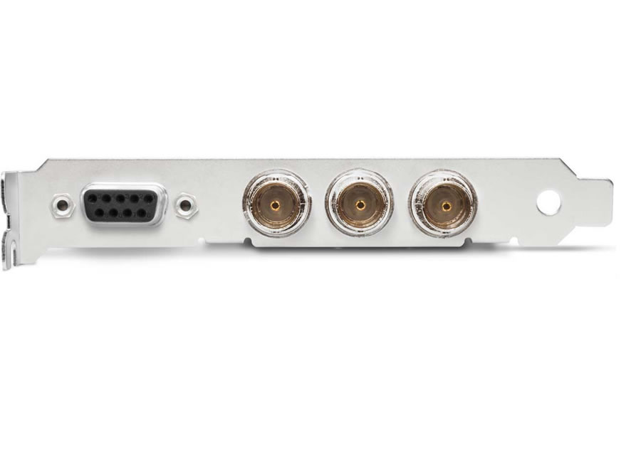 AJA KONA 1-S-R0 Single-Channel 3G/1.5G-SDI 2K/HD 60p Low Profile/Short RS422 PCIe 2.0 I/O Card - Image 3