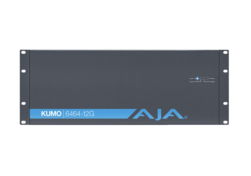 AJA KUMO-6464-12G-1 64×64 Compact 12G-SDI Switcher / Network-Ready / HTTP Control