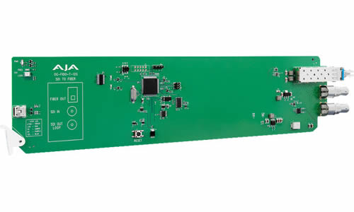 AJA OG-FIDO-T-12G-S 12G-SDI to Single-Mode ST Fiber Transmitter
