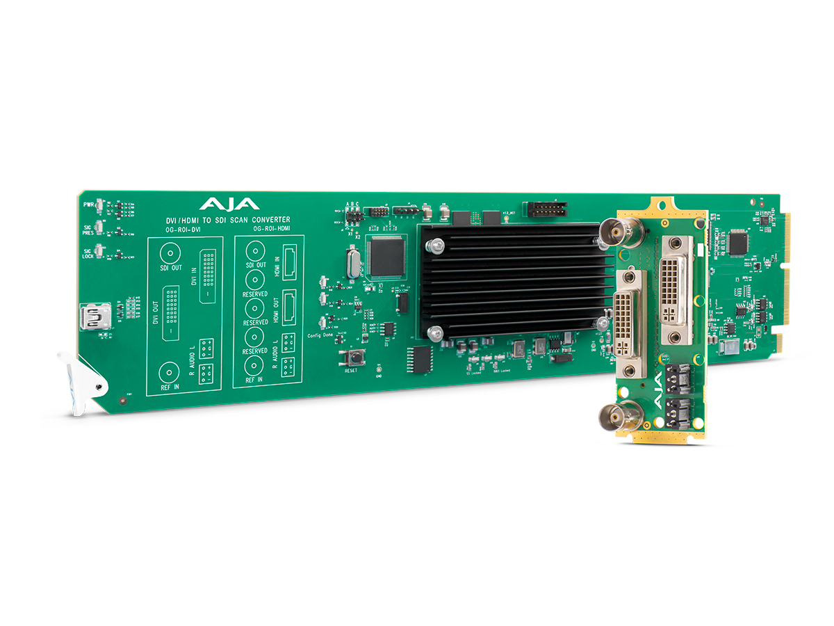 AJA OG-ROI-DVI DVI to 3G-SDI Scan Converter / ROI Scaling / Frame Rate Conversion
